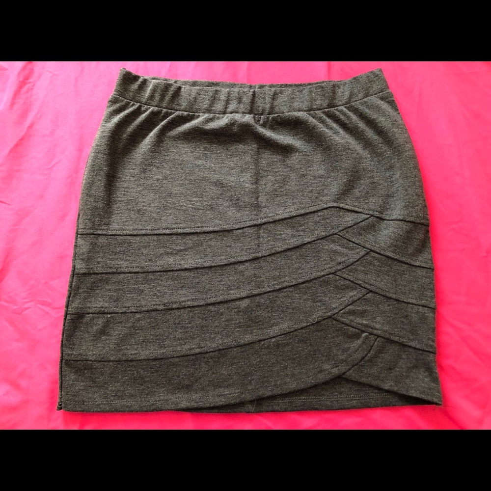 Dark Grey Mini Skirt 🖤